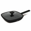 Berlinger Haus 28cm Grill Pan with Lid - Matte Black | Healthy & Easy Cooking