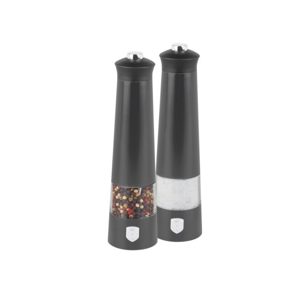 Berlinger Haus 2-Piece Electric Salt & Pepper Grinder Set – Anthracite
