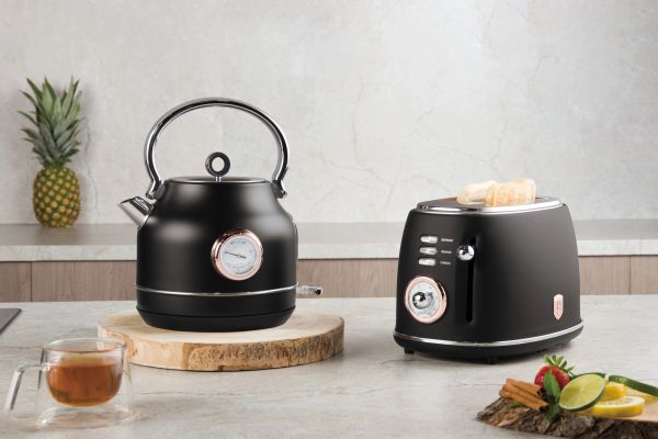 Berlinger Haus Electric Toaster – Black-Rose
