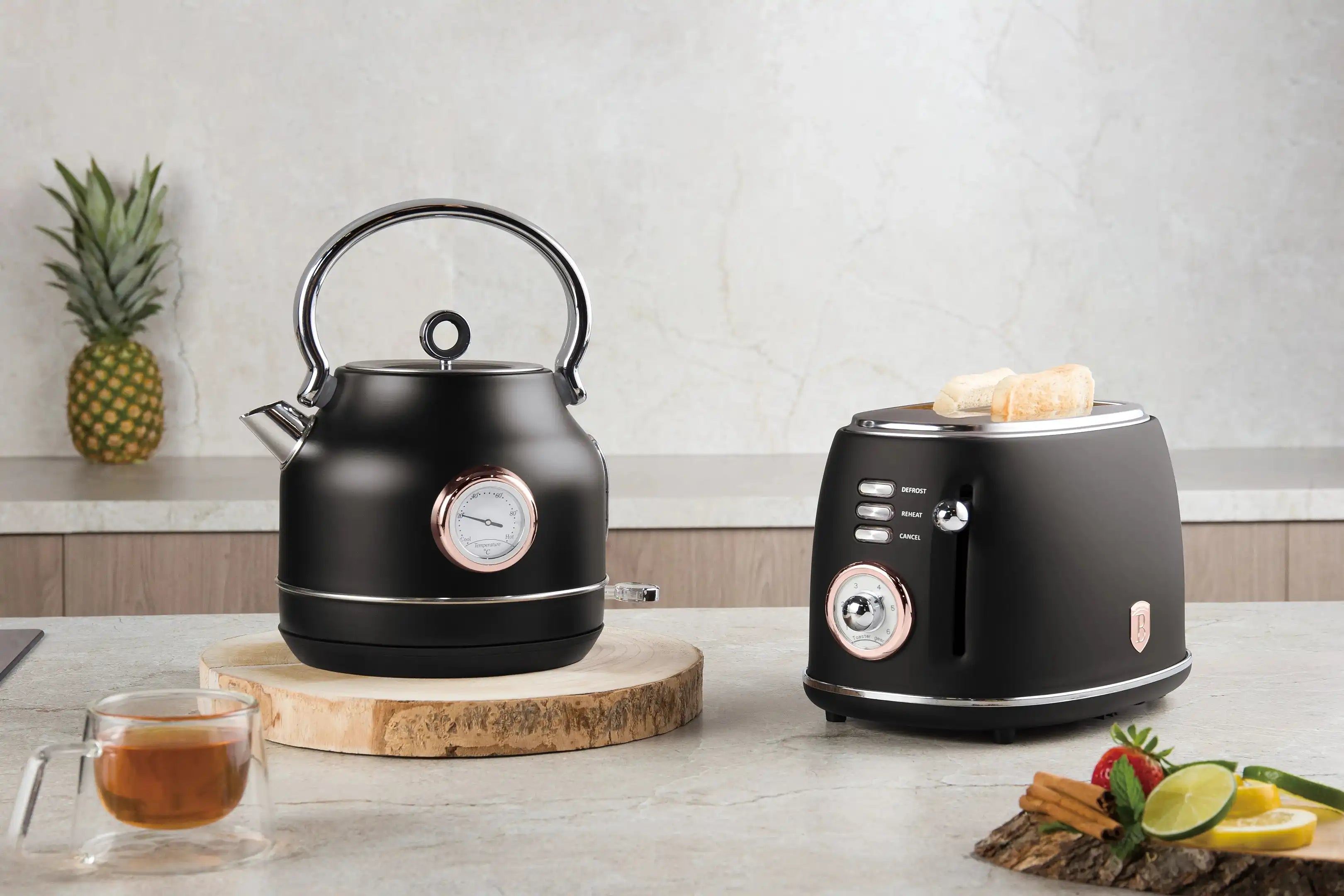 Berlinger Haus Electric Toaster – Matte Black