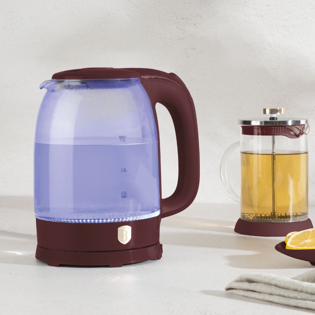 Berlinger Haus Leonardo Glass Kettle 1.7L – Elegant Power