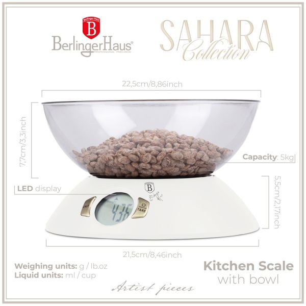 Berlinger Haus Kitchen Scale - Sahara