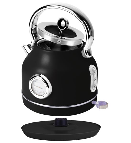 Berlinger Haus 1.7L Electric Stainless Steel Kettle – Matte Black
