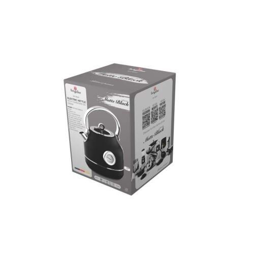 Berlinger Haus 1.7L Electric Stainless Steel Kettle – Matte Black