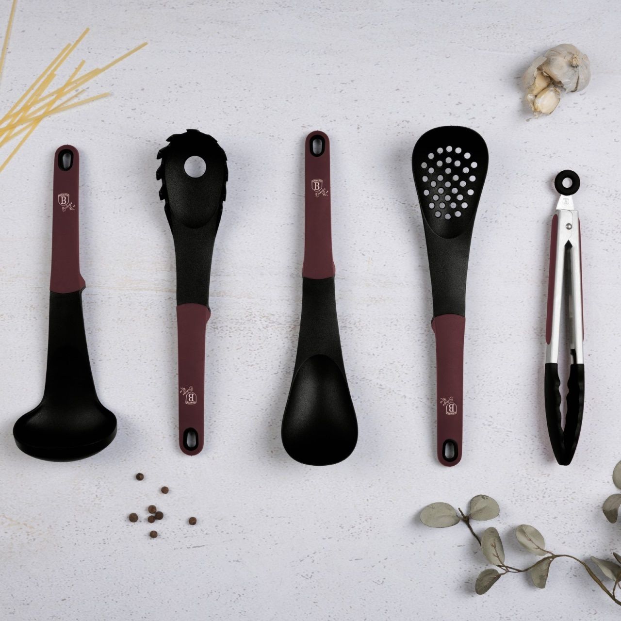 Berlinger Haus 5-Piece Kitchen Utensil Set - Leonardo