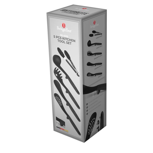 Berlinger Haus 5-Piece Kitchen Utensil Set - Anthracite