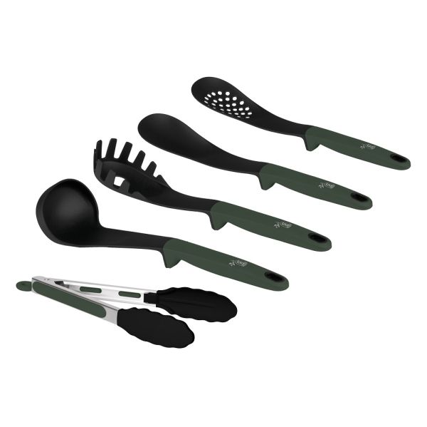 Berlinger Haus 5-Piece Kitchen Utensils Set - Matte Green