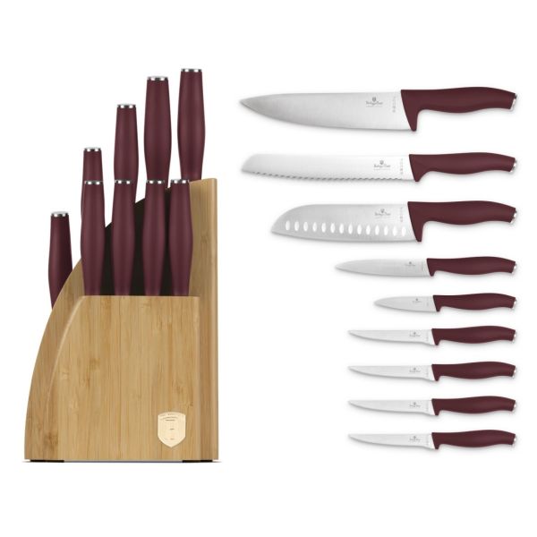 Berlinger Haus 10-Piece Knife Set with Stand - Leonardo