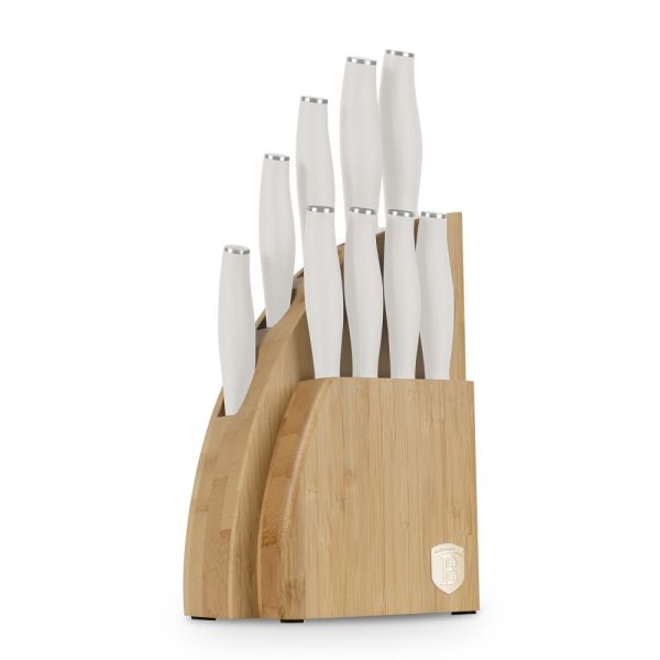 Berlinger Haus 10-Piece Knife Set with Stand - Sahara