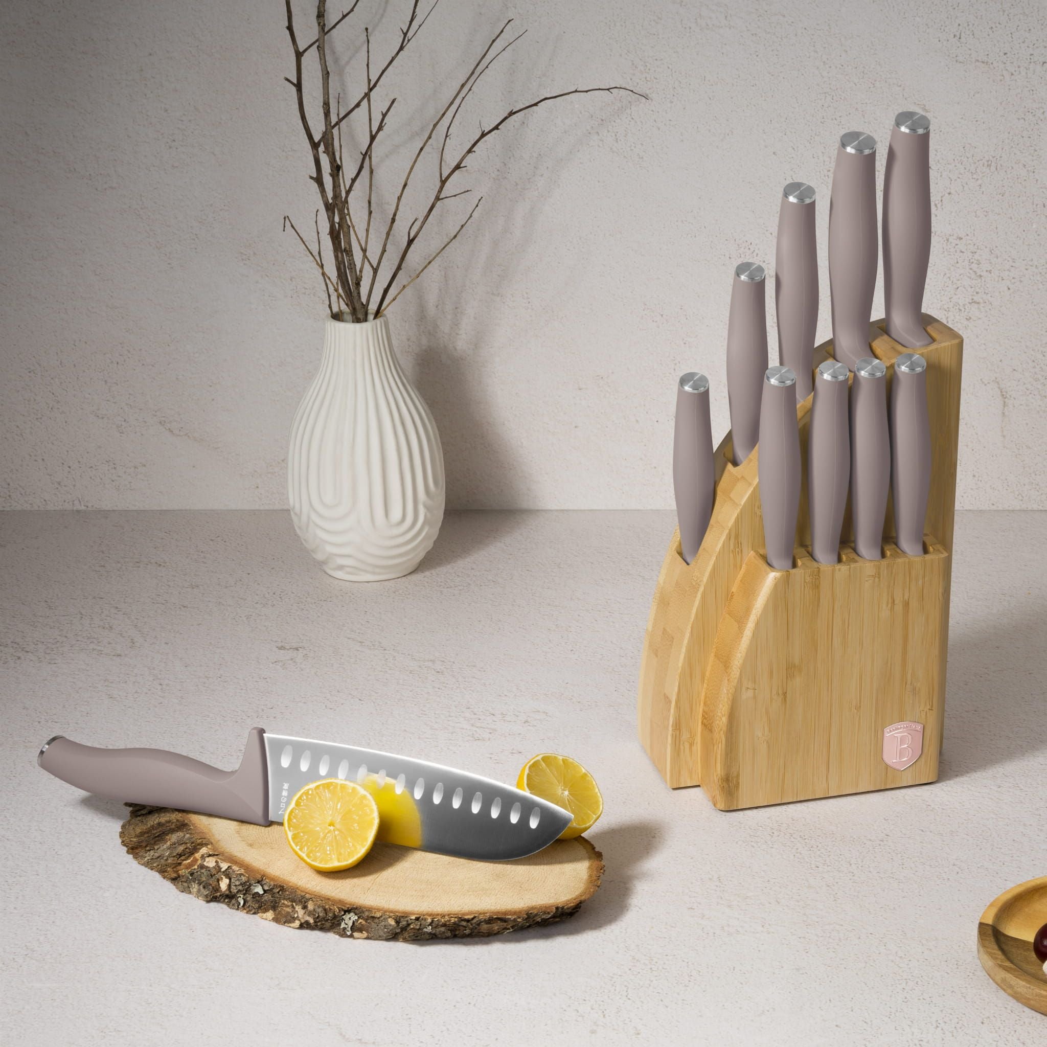 Berlinger Haus 10-Piece Knife Set with Stand - Top
