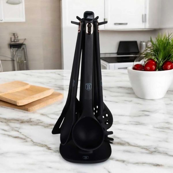 Berlinger Haus 6-Piece Kitchen Utensil Set - Black Rose