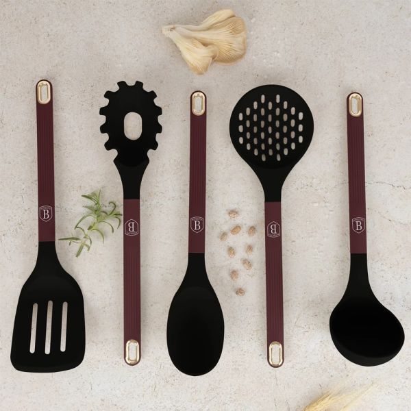Berlinger Haus 6-Piece Kitchen Utensil Set with Stand - Leonardo