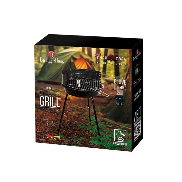 Berlinger Haus Outdoor BBQ Grill with Gloves