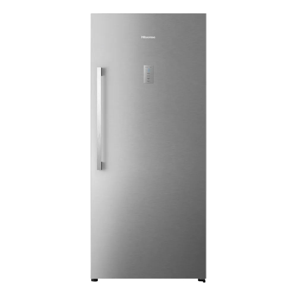 Hisense FV3N769NAI Upright Freezer 592L 6 Drawers Silver - Front View No Frost A+