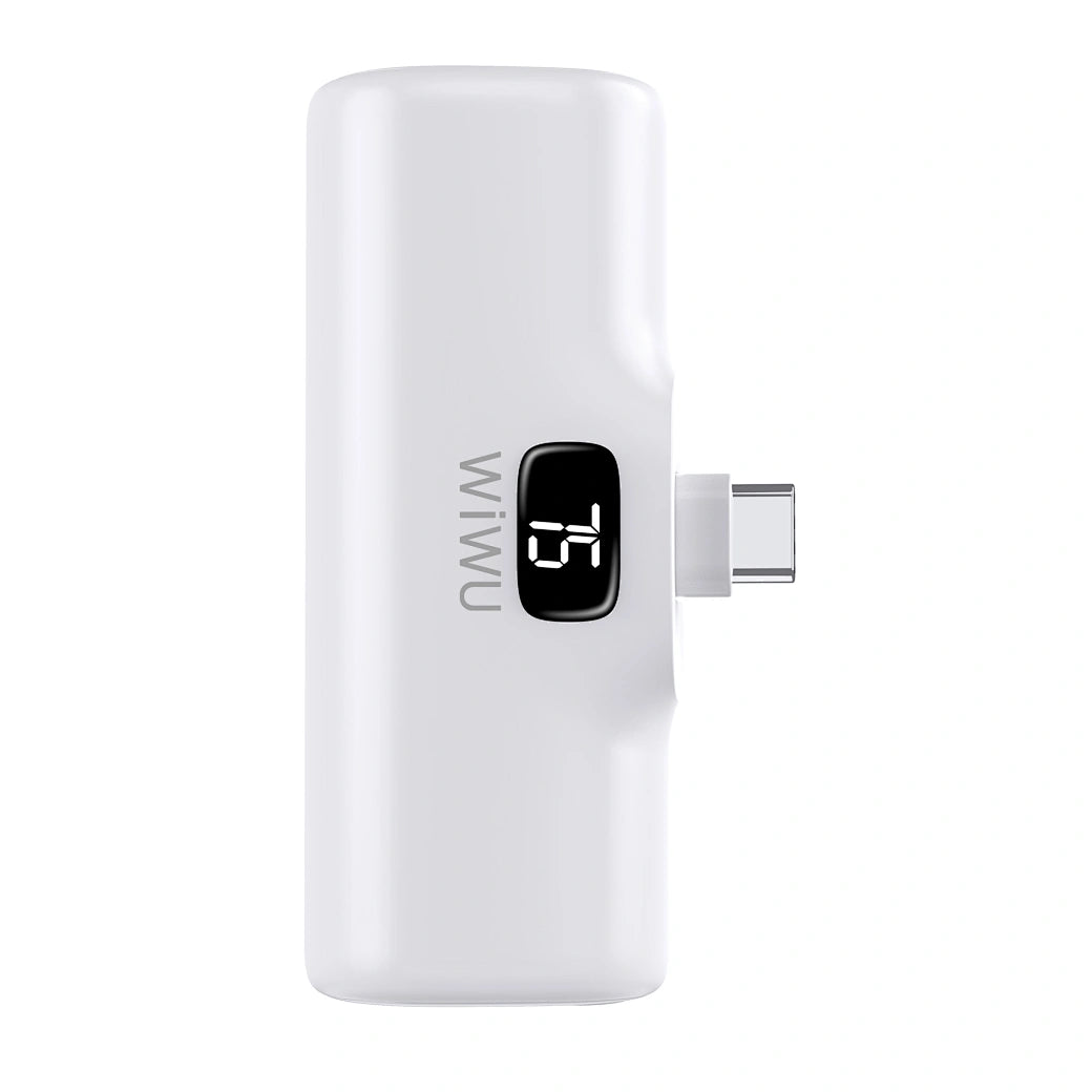 WiWU 5000mAh 2 in 1 Power Bank with Type C/Lightning Port