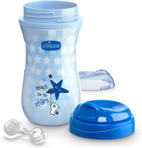 Chicco Glowing Cup 14M+ Leak-Proof & Keeps Drinks Warm - Light Blue