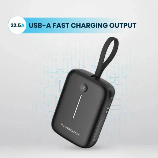 Powerology 10000mAh Power Bank – Fast & Portable Charging