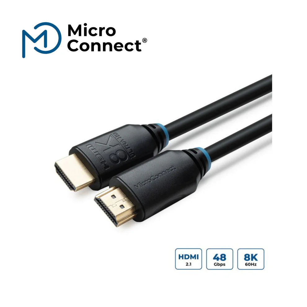 MicroConnect Ultra High-Speed 8K HDMI 2.1 Cable – 48Gbps