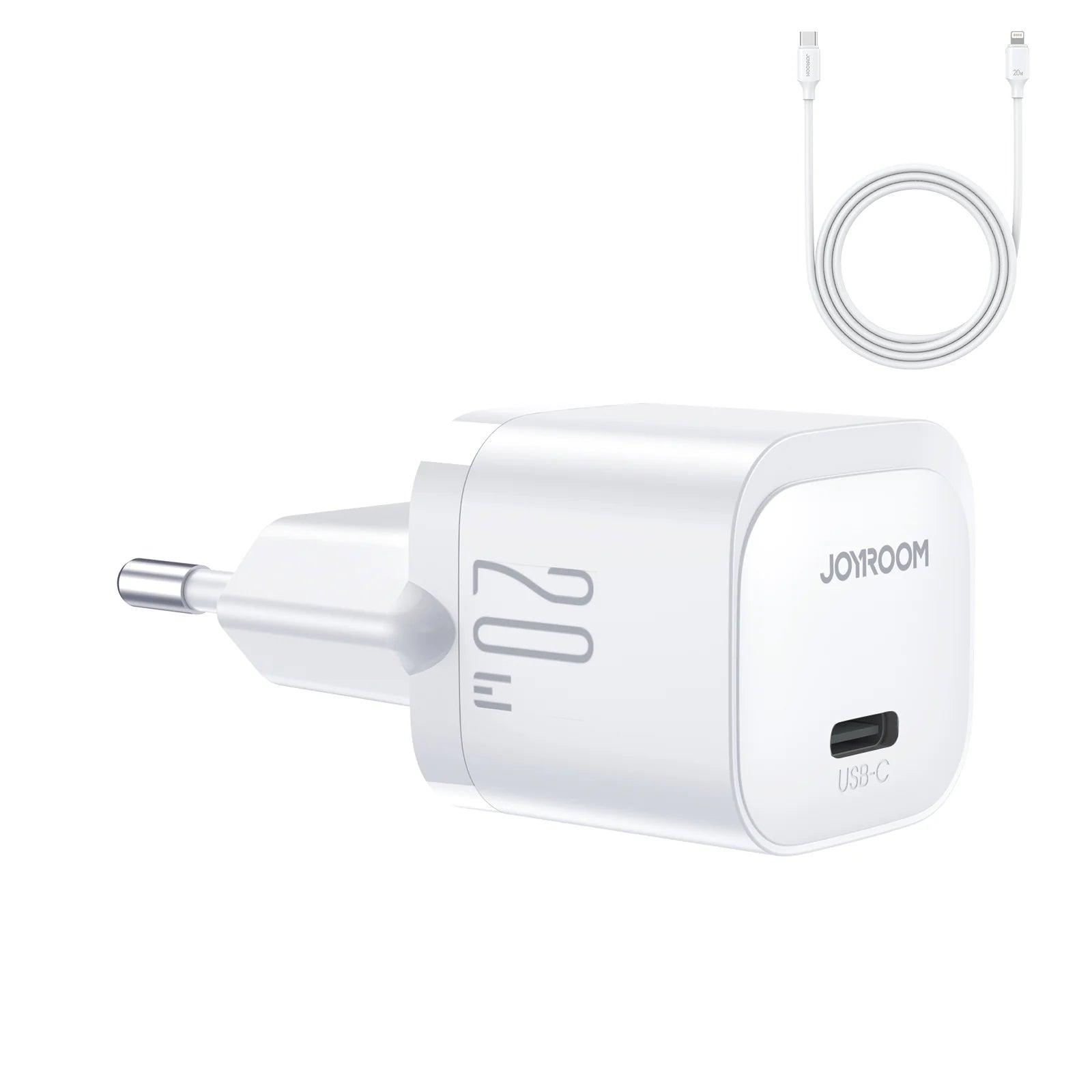 Joyroom PD 20W mini Charger - white