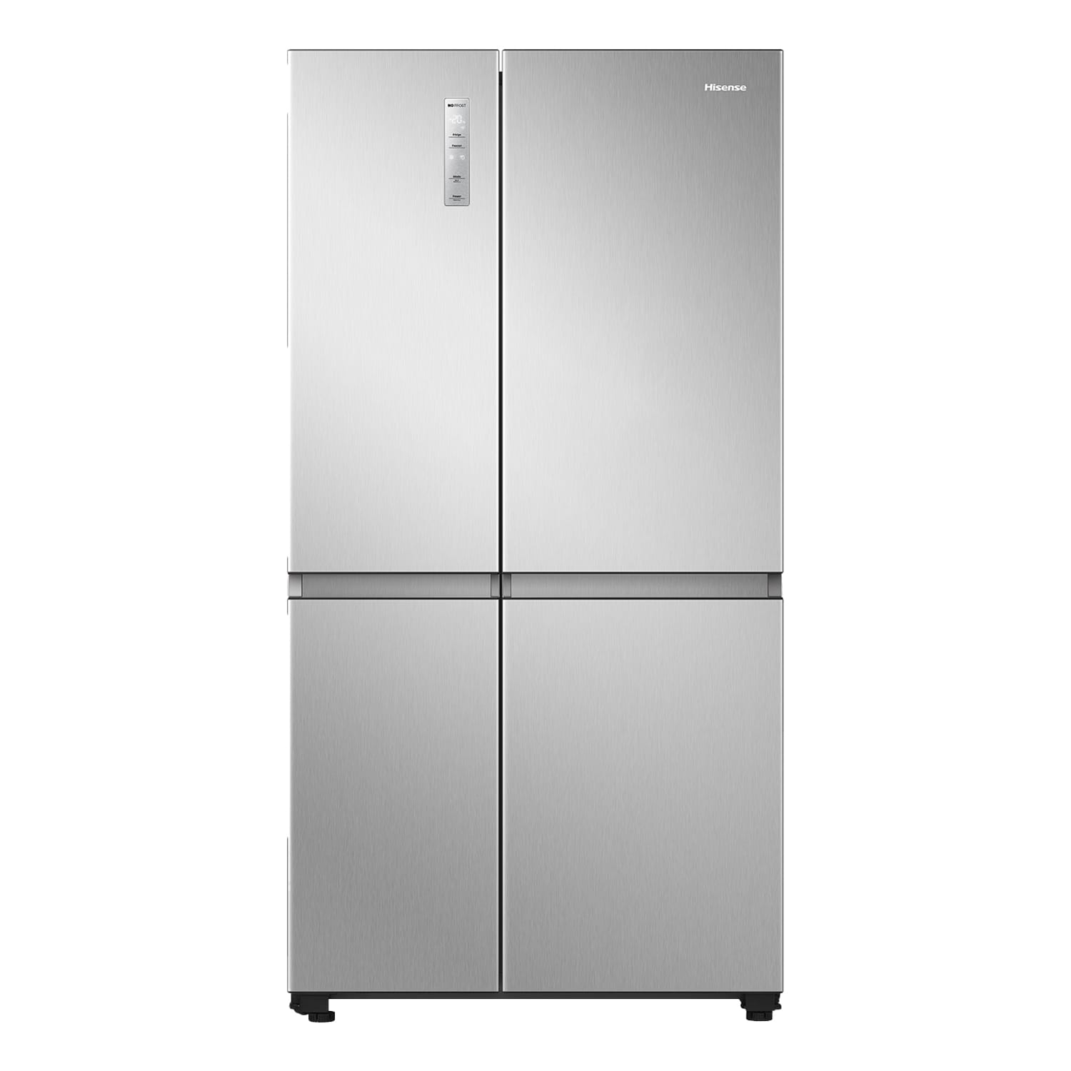 Hisense RS3N668SAI3 Side By Side Refrigerator 868L Stainless Steel - Front View