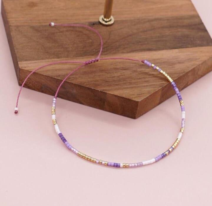 Simple beaded bracelet for women daily decoration 1pc