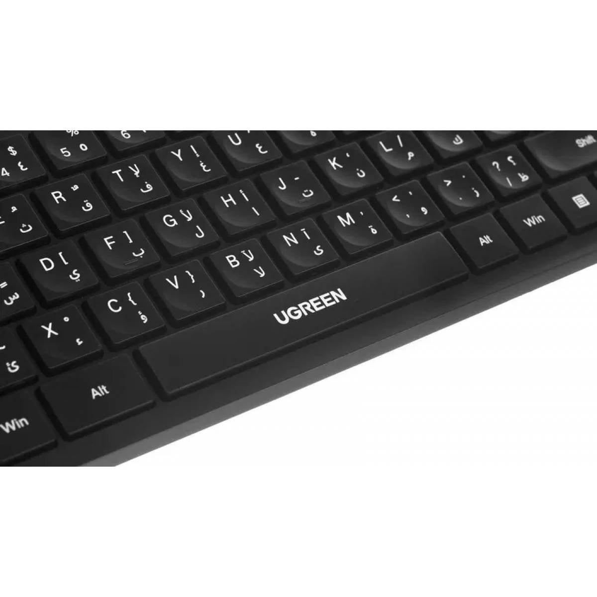 UGREEN MK331 Wireless Keyboard and Mouse Combo - Black