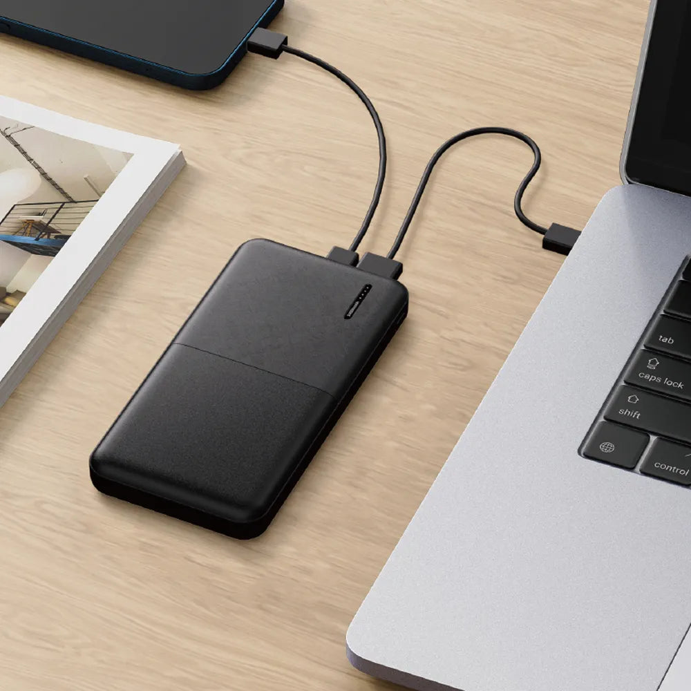 WIWU 10000mAh Power Bank – Fast & Compact Charging
