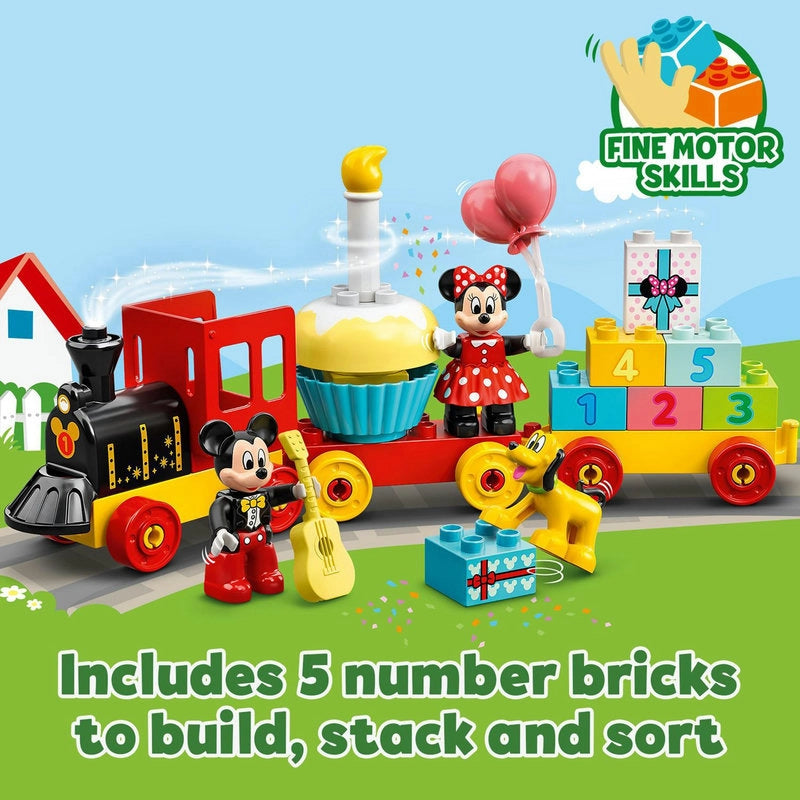 LEGO DUPLO Mickey & Minnie Birthday Train – 22 Pieces | Set 10941