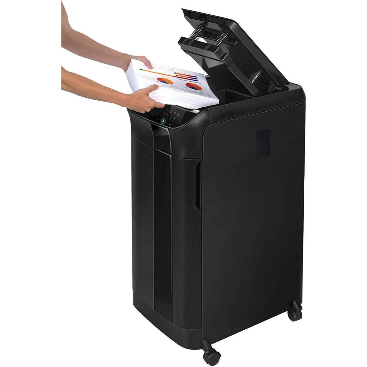 Fellowes AutoMax 600M Shredder MicroCut, Shred Up to 600 Sheets - Black