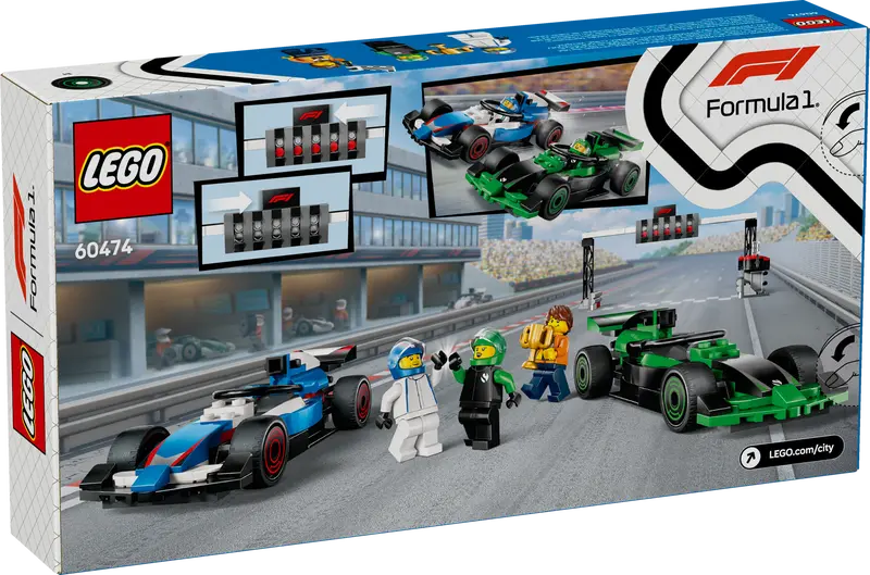 LEGO® F1 Grid with VCARB & Sauber Race Cars 60474
