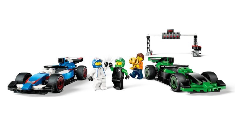 LEGO® F1 Grid with VCARB & Sauber Race Cars 60474