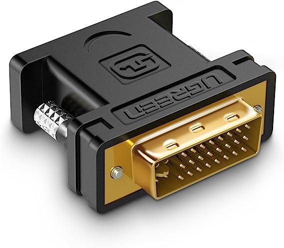 UGREEN DVI (24+5) Male to VGA Female Converter (Black)