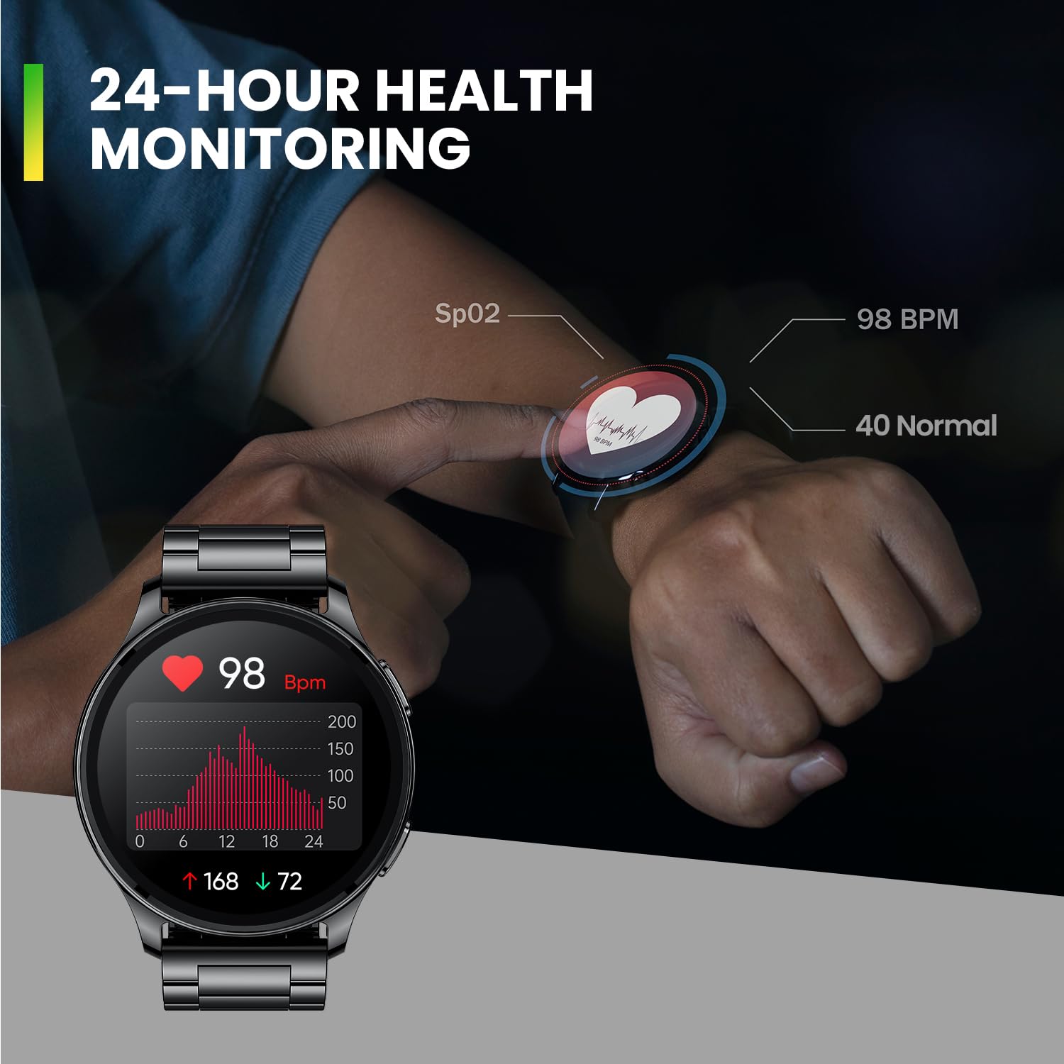 Amazfit Pop 3R Smart Watch 1.43" AMOLED Display Bluetooth Calling