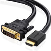 UGREEN DP Male to DVI Male Cable 1.5m - Black