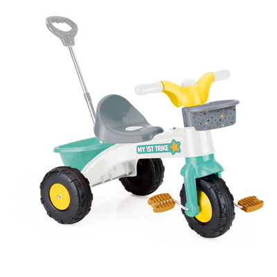 Dolu My First Trike with Parent Handle – Kids Pedal Tricycle (Ages 2+)