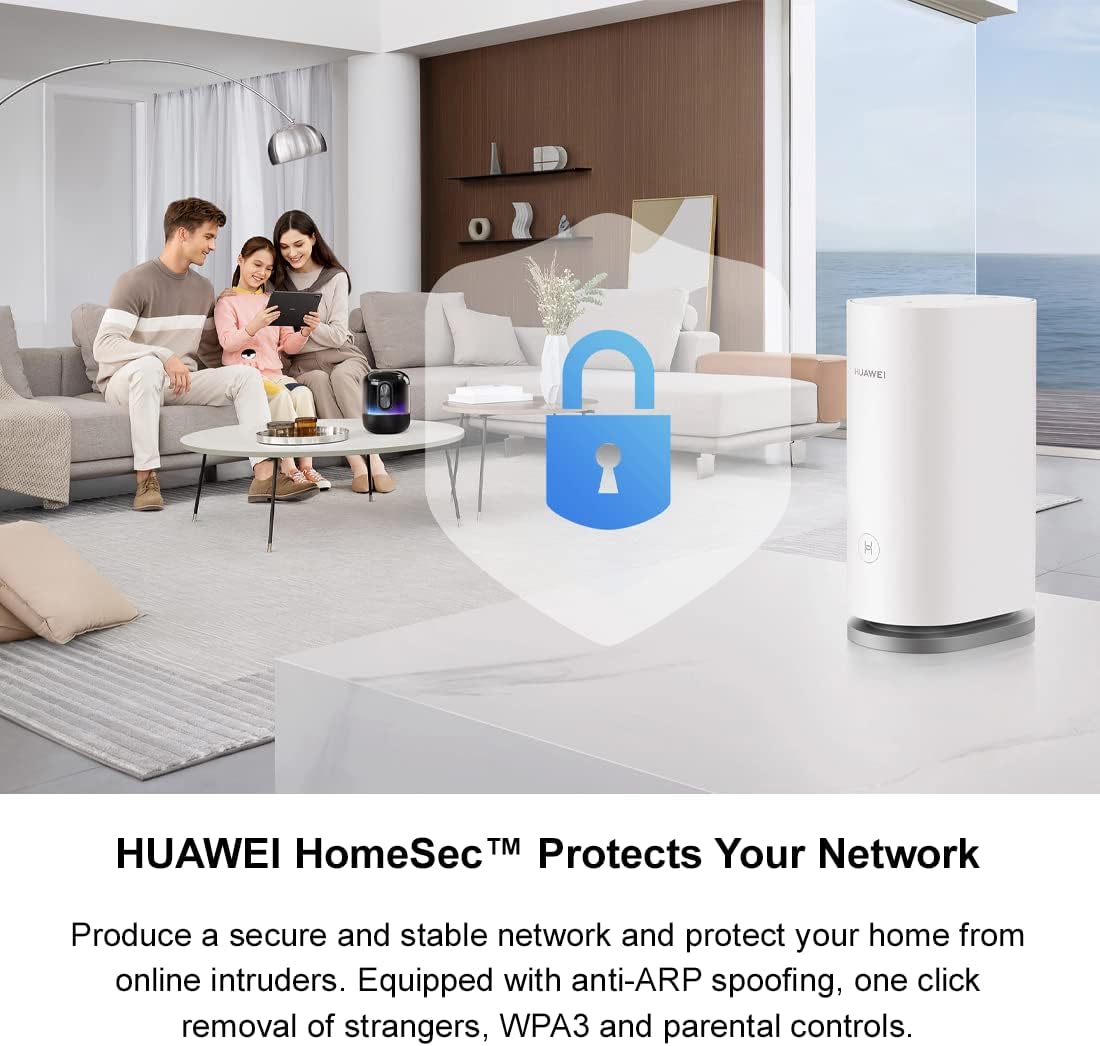 HUAWEI WiFi Mesh 3 AX3000 Whole Home Mesh WiFi System Seamless & Speedy Up to 3000Mbps