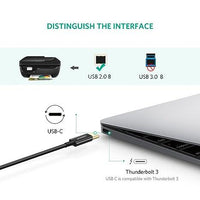 UGREEN USB-C to USB-B 2.0 Printer Cable 2M (Black)