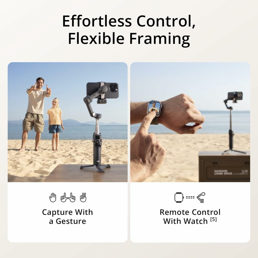 DJI Osmo Mobile 7P جيمبل احترافي مع تتبع ذكي وإضاءة
