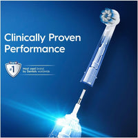 Oral-B Sensitive Clean Electric Toothbrush Head with Clean & Care Technology Pack of 12 - White