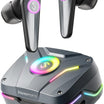 SoundPEATS CyberGear: Bluetooth 5.3, RGB Lights, Low-Latency, 26H Playtime - BLACK