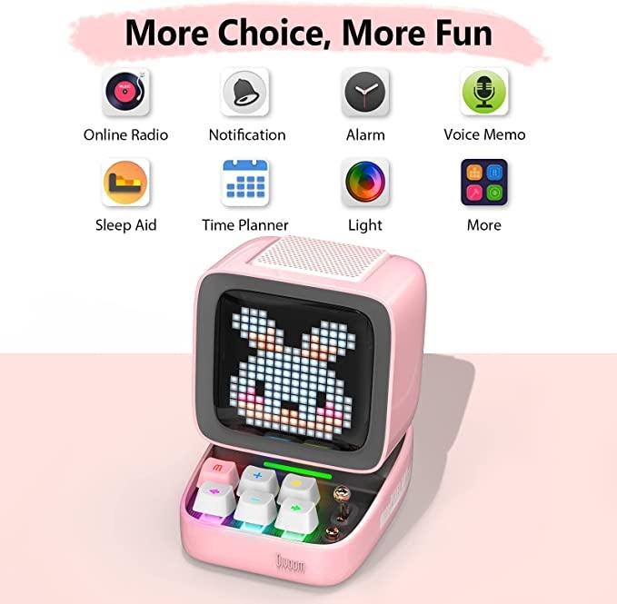 Divoom DitooPro Bluetooth Speaker (Pink)