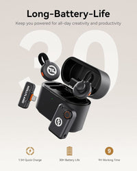 Hollyland Lark M2S Combo (Camera RX+USB-C RX+ Lightning Cable) Wireless Lavalier Microphones