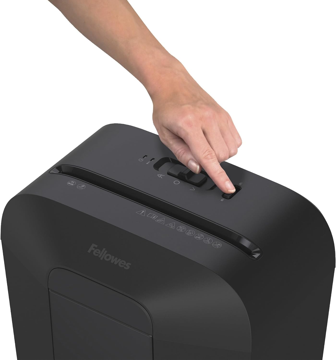 Fellowes Powershred Shredder / Cross Cut / Shreds 8 sheets - Black