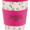 من فانكو Funko Disney: Colour Block: Bamboo Lidded Mug: Fairest Of Them All كوب بغطاء من الخيزران