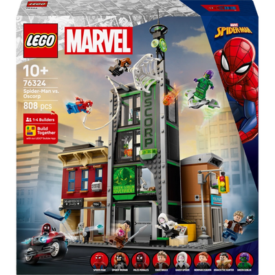 LEGO Marvel Spider-Man vs. OsCorp – 808 Pieces | Set 76324