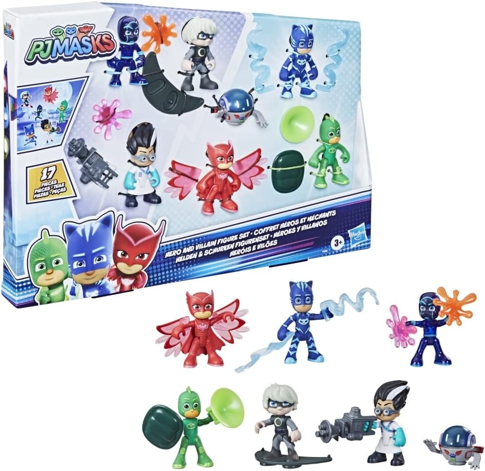 Hasbro PJ Masks Hero and Villain Figure Set - Fun for Kids