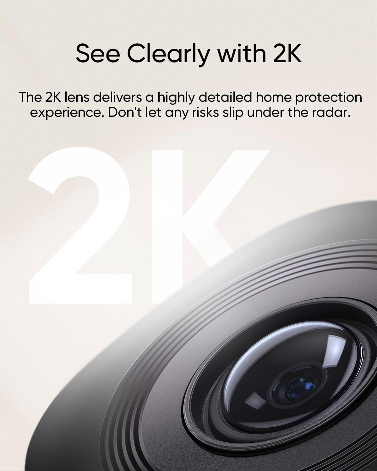 Anker Eufy C220 Security Camera 2K Resolution & 360° View - White