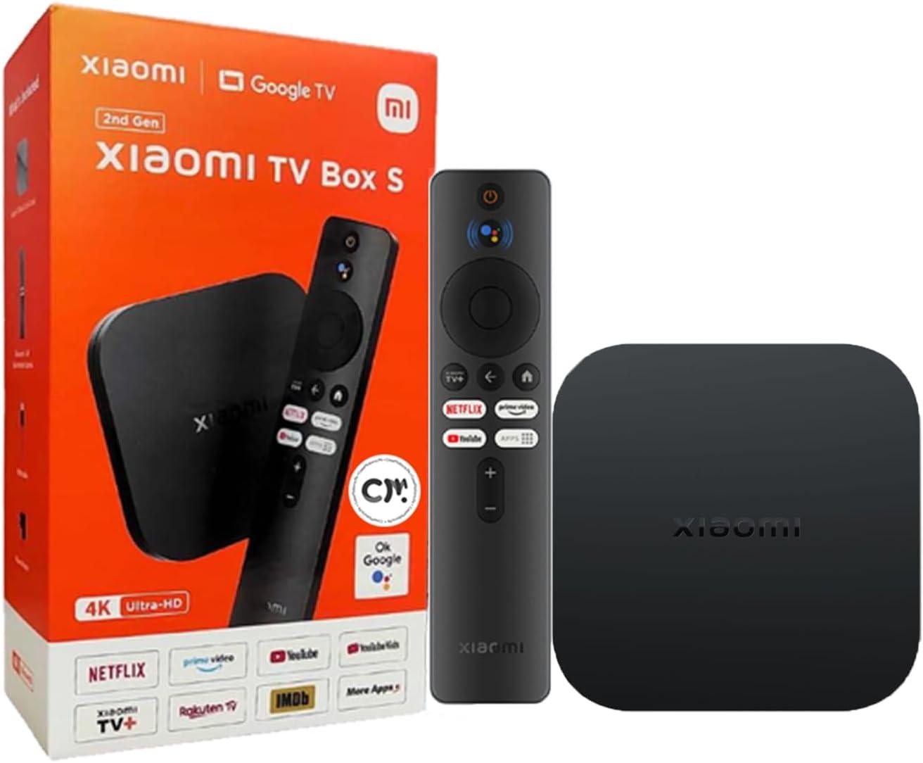 Xiaomi TV Box S (2nd Gen) 4K Chromecast Streaming Media Player Google TV