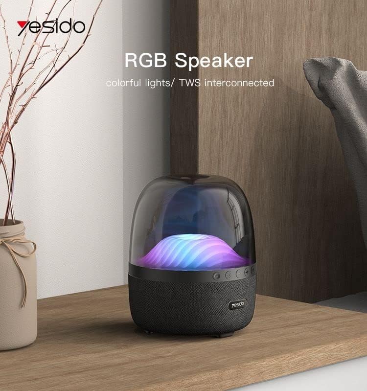 Yesido YSW08 RGB LED Light Portable Bluetooth Speaker