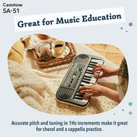 Casio tone Mini Keyboard with Piano tones - Black